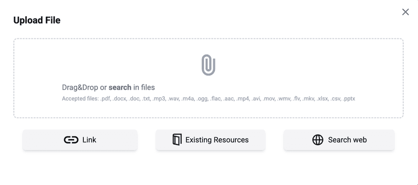 Screenshot - Add documents